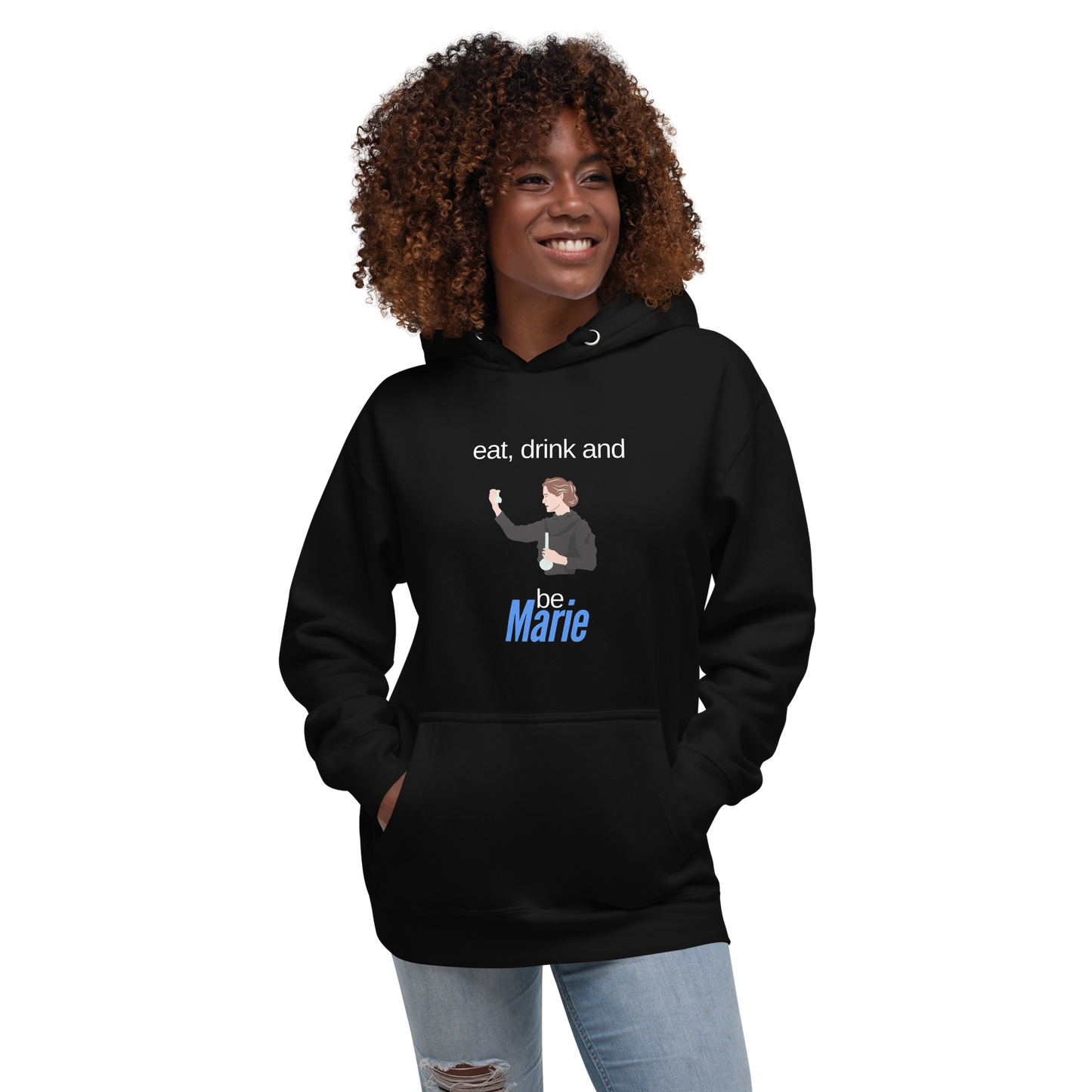 Bold, Brilliant, and Cozy – Marie Skłodowska-Curie Hoodie