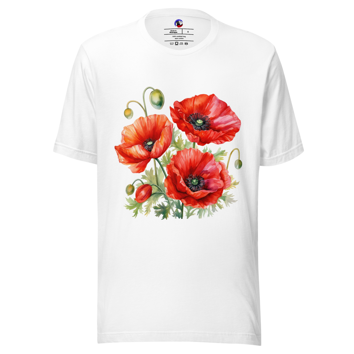 Bloom Boldly – Polish Poppy T-Shirt
