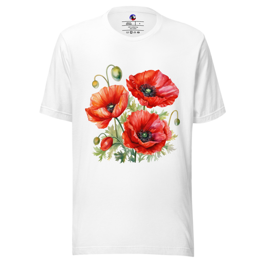 Bloom Boldly – Polish Poppy T-Shirt